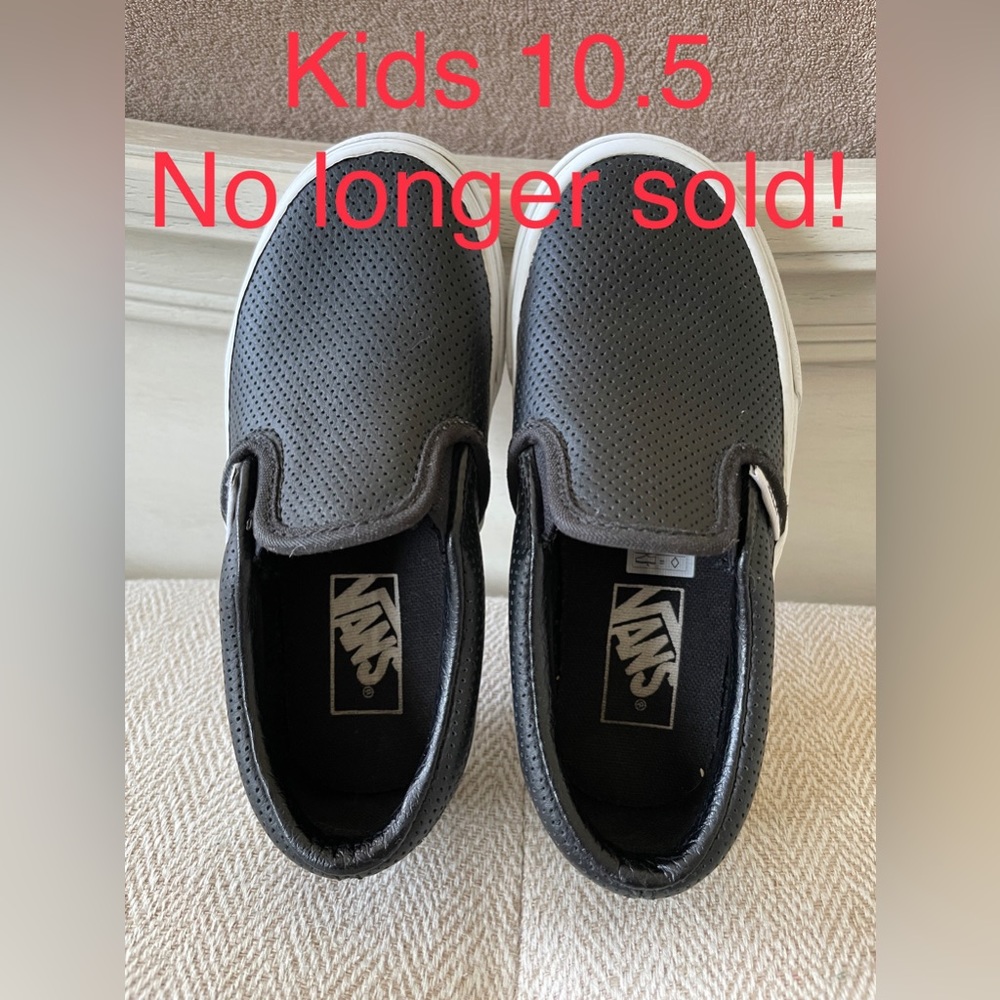 Vans Perf Leather Slip on for Kids